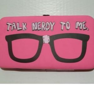 Talk Nerdy to Me Wallet Pink